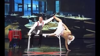 grandma table excentric comedy acrobatic act