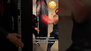 KSI show anger during training after was being punched🥵😨