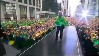 Fábio Jr apoia Bolsonaro em Show!!!!