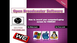 How to record your Computer screen for Video and Audio? #OpenBroadcasterSoftware #OBSSoftware #OBS