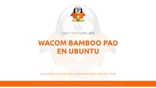 Cómo instalar Wacom Bamboo Pad en Ubuntu