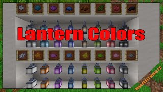 Lantern Colors Mod 1.17.1 - Minecraft Mods for PC