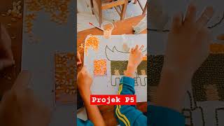 Projek P5 #shortsyoutube #fypシ゚viral #karya #kreatif