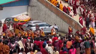 His Holiness Kyabgon Sakya Gongma Trichen Rinpoche visits Lhodrak Kharchu Monastery in Bhutan