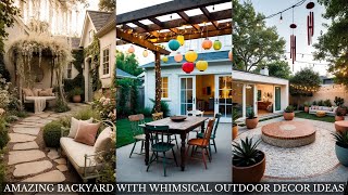 Transform Your Backyard with Whimsical Outdoor Decor Ideas | Magical Garden Inspiration!