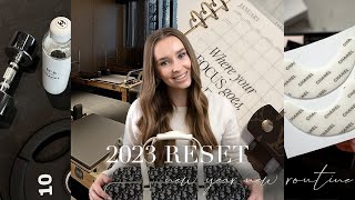 2023 RESET: GOAL-SETTING, YEAR PLANNING, HEALTHY HABITS & FINDING MY SUNDAY ROUTINE I HAUTEATHEART