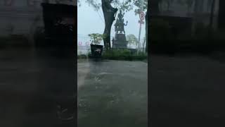 Banjir di Pantai Losari Makasar