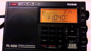 Tecsun PL-600 - Transmissão Base Militar Russa 11.040kHz