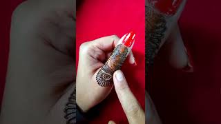 Negative mehndi design ||reverse mehndi design ||lovely fingers mehndi designs #shorts #ytshorts