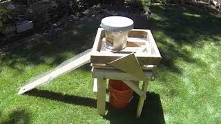 DIY Bulk Gravity Chicken Feeder Recycles All Food -  Zero Waste!!!