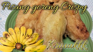 BIKIN CEMILAN DIMUSIM DINGIN❗ PISANG GORENG CRISPY