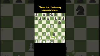 Chess trap that every beginner should know!! #chessbaseindia #kingsacrifice #shorts #chess #traps