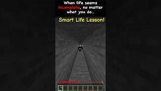 Smart Life Lesson explained in Minecraft!