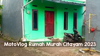 MotoVlog Rumah Murah Tanpa Riba Jalur Tengah Kavling Citayam Hijau Arco Bogor 2023