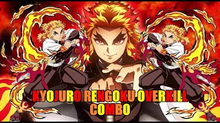 🔥Rengoku 100+% Combo Demon Slayer Hinokami Chronicle