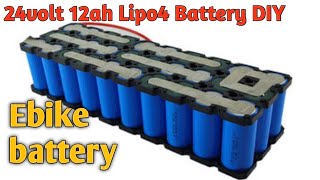 How To Design Lithium battery for Ebike/ E-Cycle of 24volt 12ah with fast charging support