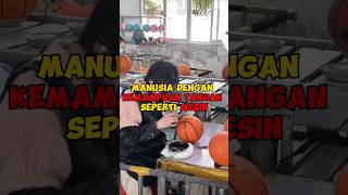 Manusia dengan kemampuan tangan seperti mesin #shorts