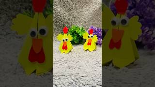 diy chicken run🐥#origami #diy #papercraft #ytshorts #art #craft