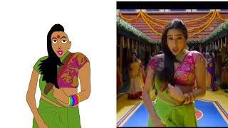 Atrangi re/Chaka Chak video song/Funny Drawing meme/A.R. Rahman/