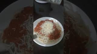 Cheesy Pinoy Spaghetti.