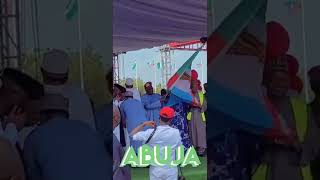 Watch The Moment President Buhari Hands Tinubu APC Winner's Flag