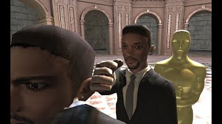 Will Smith Slap Chris Rock but 3D Animated