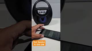 TEST SUARA SPEAKER BLUETOOTH FOJAK FJ 1314 DW BISA MICROPHONE #speaker #speakermurah #rekomendasi