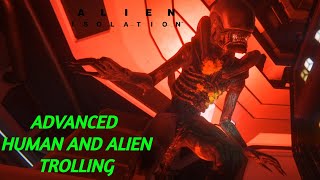 Alien: Isolation | Trolling humans and Alien |