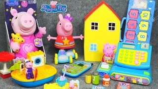 11 Minutes Satisfying with Unboxing Peppa Pig Playset, Cash Register Collection ASMR | Review Toys