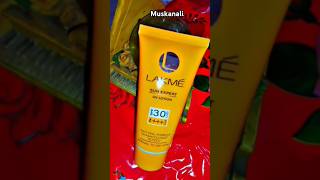 Lakme sun expert sunscreen || Rs.215 Affordable #shortsfeed #shortvideo #lakme #sunscreen #skincare