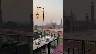 Beautiful view 😍🤩haveli restaurant lahore🤩#badshahimasjid #shorts #youtube #viral