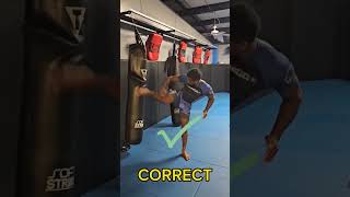 How to throw spinning back kick #shorts #kickboxing #mma