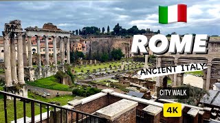 Rome, Italy 🇮🇹   Walking Tour , 4k,  Ultra HD 60fps