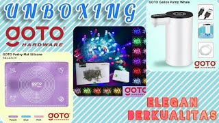 UNBOXING PRODUCT FROM GO TO HARDWARE || POMPA ELEGAN TANPA LISTRIK