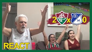 FAMÍLIA TRICOLOR REAGE À 2 FLUMINENSE X 0 MILLONARIOS - LIBERTADORES 2022