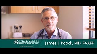 CVMS Medical Minute with James J. Poock, MD, FAAFP