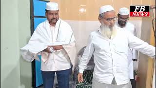 Masjid Osman bin affan Jagtial Abdul Jaleel & Bilal Khan ne Abdul Bari president kuTahniyat Pesh ki