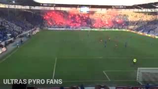 1. FC Magdeburg - Mainz 05 II  19.12.2015 (PYROSHOW)