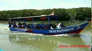 Serunya Naik Perahu Menuju Wisata Hutan Mangrove