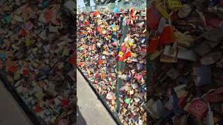 Love locks on Hohenzollern Bridge #köln #cologne #cathedral #germany #love #lovelocks