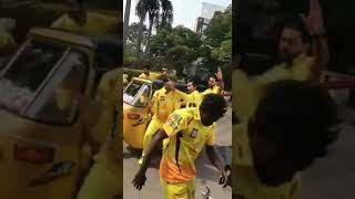 Chennai Super King team celebration after winning IPL-2018