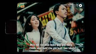 KARAOKE - Mưa Qua Phố Vắng ( Lofi ver )| Đạt Long Vinh - Nhạc Bolero Trữ Tình Hay Nhất 2022