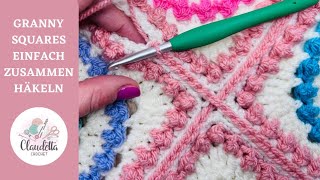 So Häkelt Man Granny Squares GANZ EINFACH Zusammen – Einfaches Tutorial