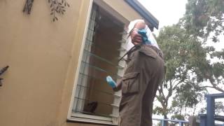 CLEANING GLASS LOUVRES