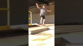 Sketchy manual kick flip out | skateboarding