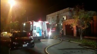 Bomberos extinguió un incendio en una vivienda del barrio Sarmiento