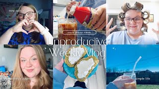 WEEKLY VLOG: unproductive week, I think I’m in a rut🙄