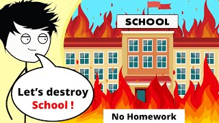 When a Gamer Destroys his School