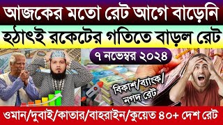 আজকের টাকার রেট আকাশ ছোঁয়া বাড়ল | ওমান/দুবাই/কাতার/বাহরাইন/কুয়েত/সৌদির রিয়ালের রেট ajker tk rate