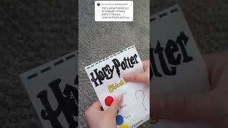 Harry Potter blind bag #ideas #diy #blindbag #asmr #fun